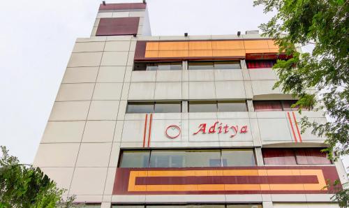 a building with an alpha sign on the side of it at Itsy By Treebo - Aditya in Nagpur