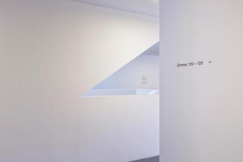 a room with a white wall and a window at Hotel Arenenberg in Salenstein
