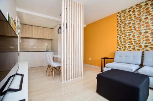 Istumisnurk majutusasutuses Magic Stone Apartments