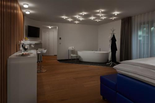 Koupelna v ubytování Hotel Passage