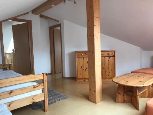Postel nebo postele na pokoji v ubytování Feriendomizil-Stegemann