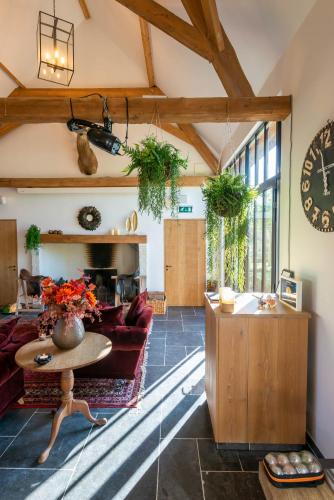 Χώρος καθιστικού στο Hoeve De Zuidhoek
