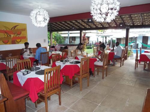 Restoran atau tempat lain untuk makan di Hotel Pousada Salvador Paradise
