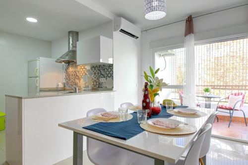 Køkken eller tekøkken på Apartamento Las Palmeras