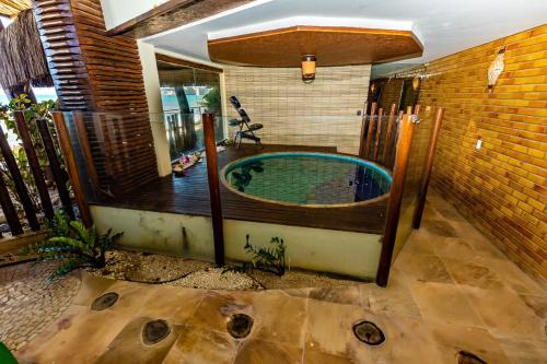 un bain à remous dans l'établissement Ocean Palace All Inclusive Premium, à Natal