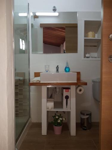 Kylpyhuone majoituspaikassa Siempreviva