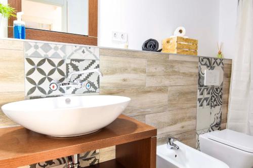 Kúpeľňa v ubytovaní P&P Apartaments Arapiles