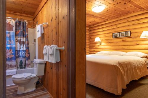 Vonios kambarys apgyvendinimo įstaigoje Cusheon Lake Resort
