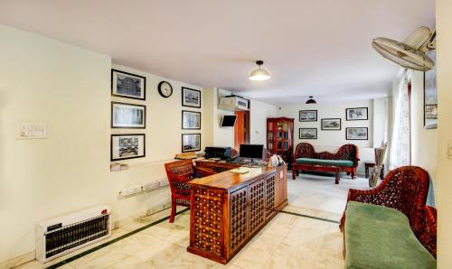 Χώρος καθιστικού στο Gumaan Auberge