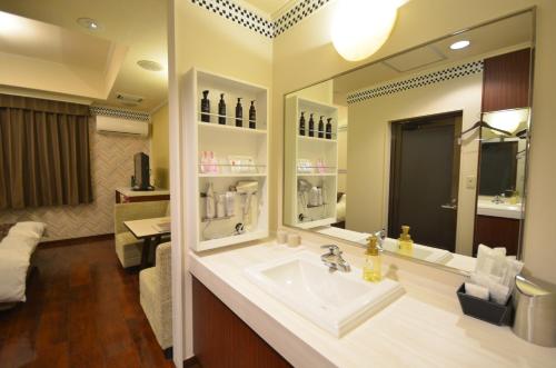 Ένα μπάνιο στο HOTEL SOLA Yame-ADULT ONLY-