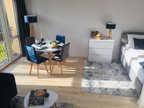 Posteľ alebo postele v izbe v ubytovaní Apartament Bora Stronie Śląskie