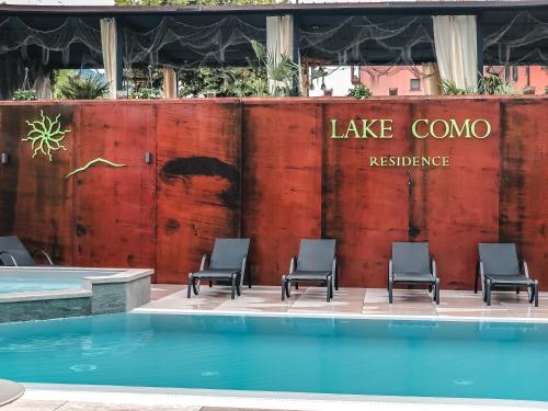 Bazén v ubytování Residence Lake Como nebo v jeho okolí