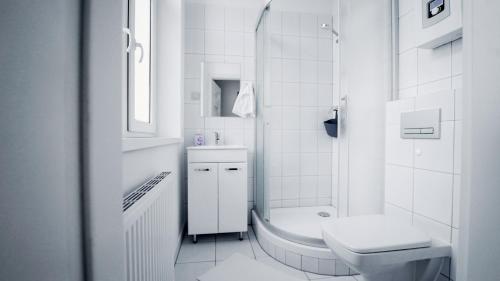 Ένα μπάνιο στο Rooms Śląska