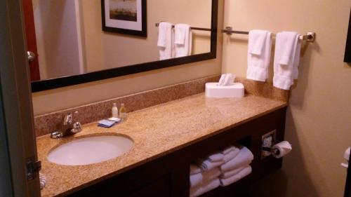 Kylpyhuone majoituspaikassa Cobblestone Inn & Suites - Marquette
