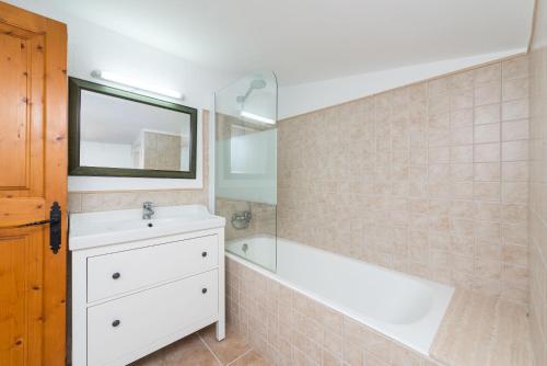 A bathroom at Finca Coster
