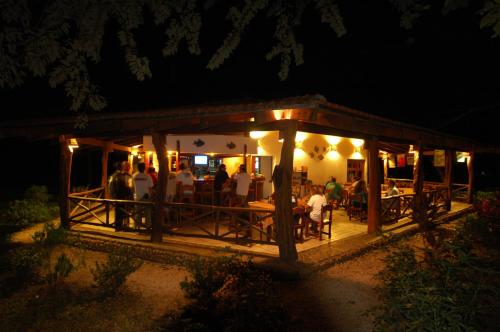 Restaurace v ubytování Cabinas Las Olas