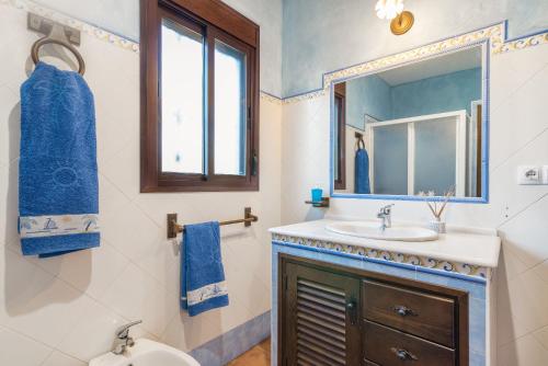 Phòng tắm tại La casa del estanque