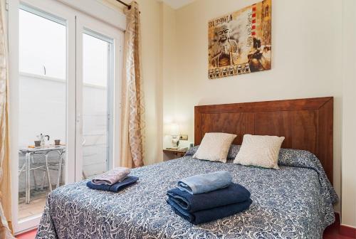 Posteľ alebo postele v izbe v ubytovaní Apartamento con encanto y céntrico
