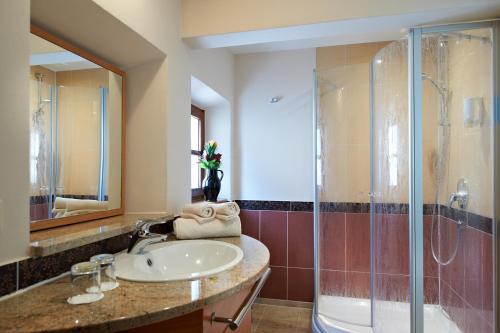 Koupelna v ubytování Hotel zur Post