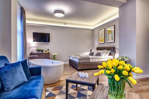 Χώρος καθιστικού στο Joyinn Aparthotel