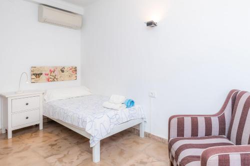Postel nebo postele na pokoji v ubytování Casa Coronel Aloy