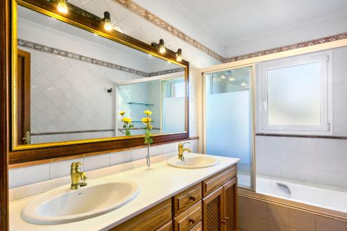 Koupelna v ubytování Villa Tabo