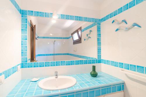 Ванная комната в Flat Gli Asfodeli