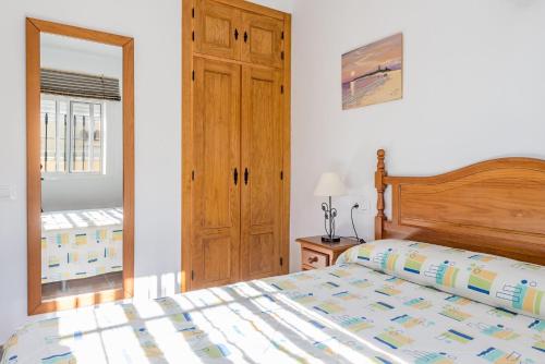 Krevet ili kreveti u jedinici u objektu Bungalows La Aceitera - Apartamento 1