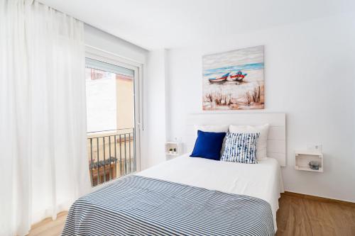 Postel nebo postele na pokoji v ubytování Apartamento Sol