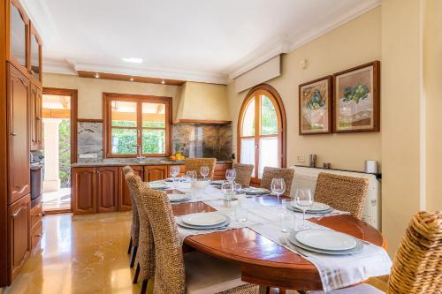 Χώρος καθιστικού στο Finca Llum