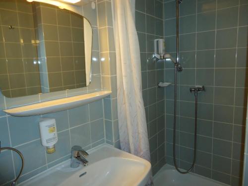 Koupelna v ubytování Hotel Kilian