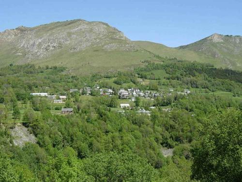 a small town in the middle of a mountain at Gîte des Moulins - Val d'Azun Pyrénées in Arcizans-Dessus