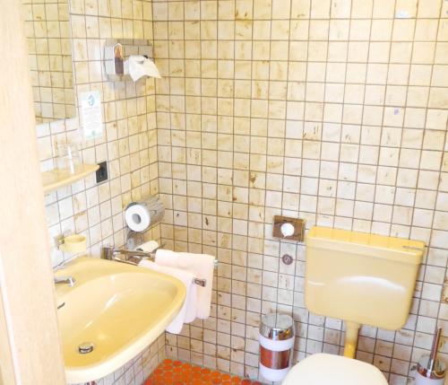 Bilik mandi di Hotel Landgasthof Blume