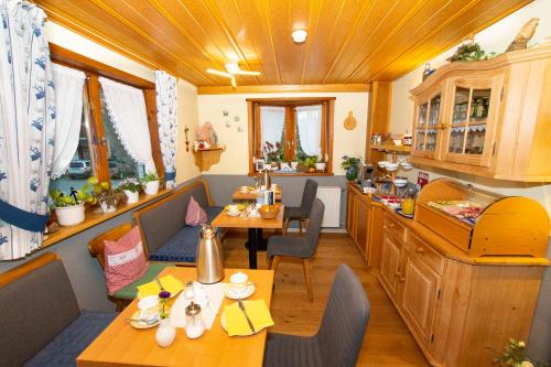 Posezení v ubytování Gästehaus Christa