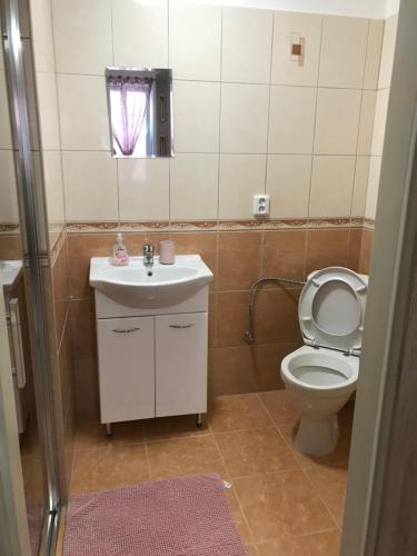 Koupelna v ubytování Penzion Na Náměstí