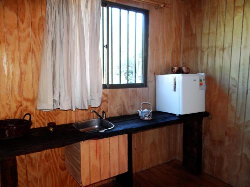 Una cocina o cocineta en Viña Don Heraldo