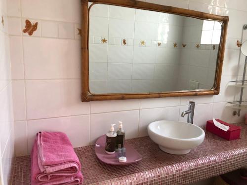 Koupelna v ubytování HOTEL Le Clos Des Papillons