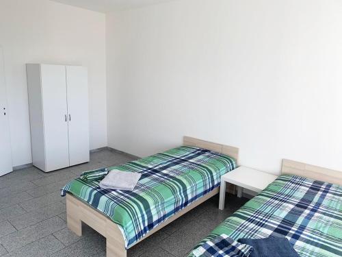 Ένα ή περισσότερα κρεβάτια σε δωμάτιο στο My-Skypalace Billigheim