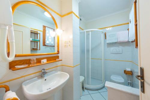 Koupelna v ubytování Hotel Kyrton