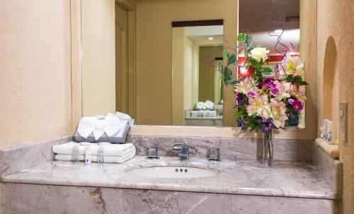 Koupelna v ubytování Hotel Tapachula