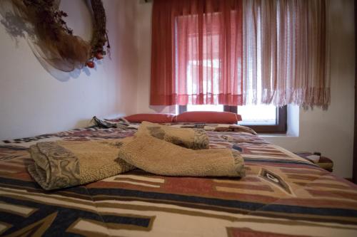 Кровать или кровати в номере Villa Family Klinos
