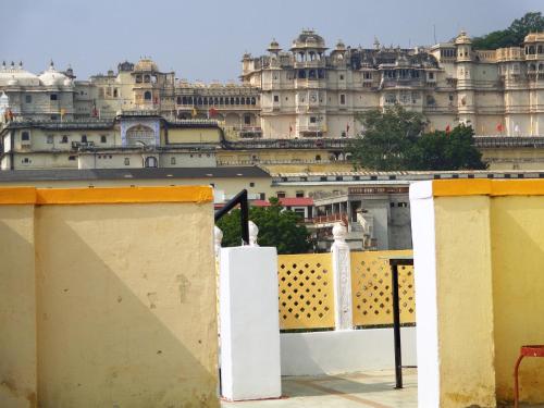 
A balcony or terrace at Mohan Villa Guest House
