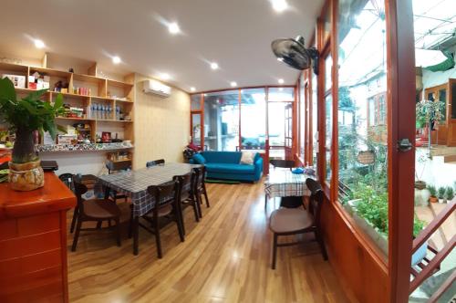 Χώρος καθιστικού στο Dang Khoa Garden Inn