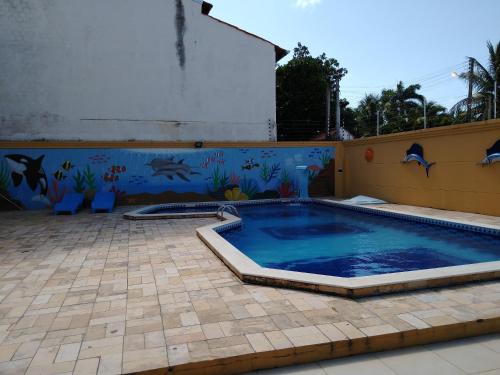 A piscina localizada em Cantinho da Felicidade ou nos arredores