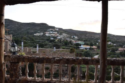 a view from the balcony of a house at Hotel Leonor in Had Beni Chiker