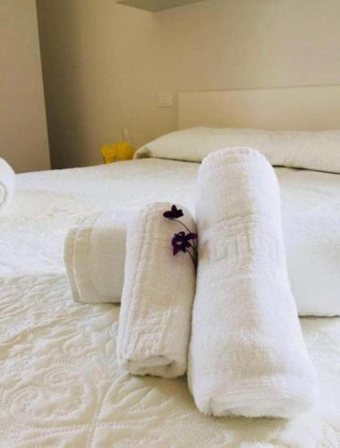 Postel nebo postele na pokoji v ubytování Welcome Traveller LEA APARTMENTS