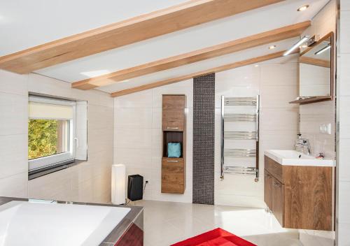 Koupelna v ubytování Ferienhaus Ingrid