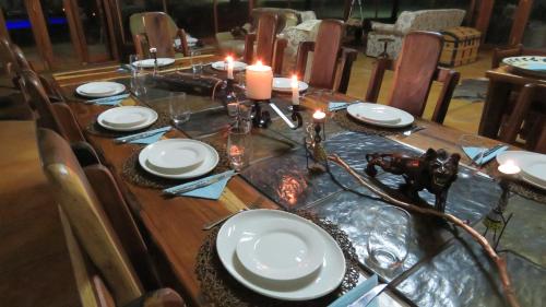 Restaurace v ubytování Berchtesgaden Game Ranch & Lifestyle Farm