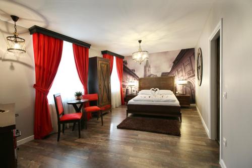 Ένα ή περισσότερα κρεβάτια σε δωμάτιο στο Casa Kempel