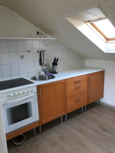 Kuchyňa alebo kuchynka v ubytovaní Ferienwohnung Heidelberg ZE-2020-7-WZ